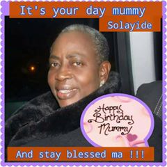 Mummy solayides birthday pic