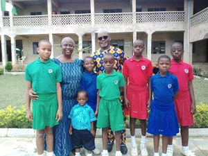 The visit of Darling Handsome Prince Charming Oloriire Daddy wa and Major Partner Otunba Dayo Olasogba to Our Darling School St. Louis Nursery and Primary School and our Permanent Site. He even presented the donation of $300 from the Ondo Unity Forum of America to us.