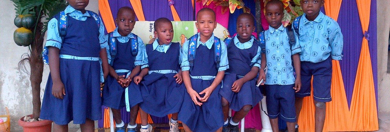 Children in their uniform